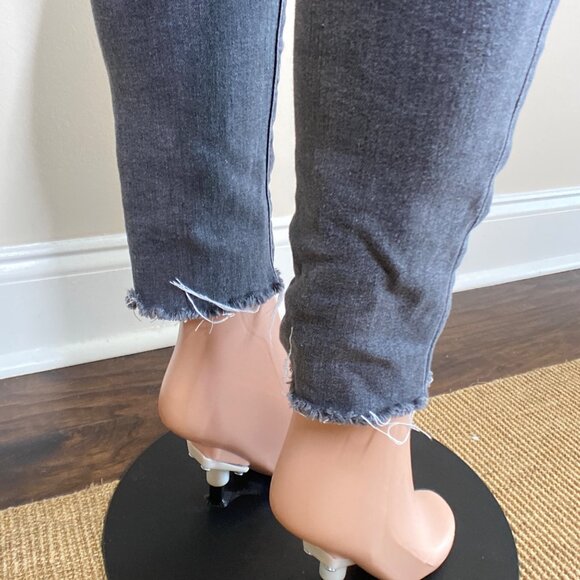 Joe's Distressed High-Rise Ankle Skinny Jeans, Size 29 - Picture 13 of 14